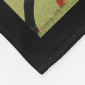 Voetbal 7 fotocollage fleece deken (Hoek)
