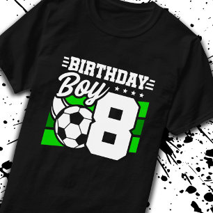 Voetbal - 8-jarige jongen - 8-jarige verjaardag t-shirt