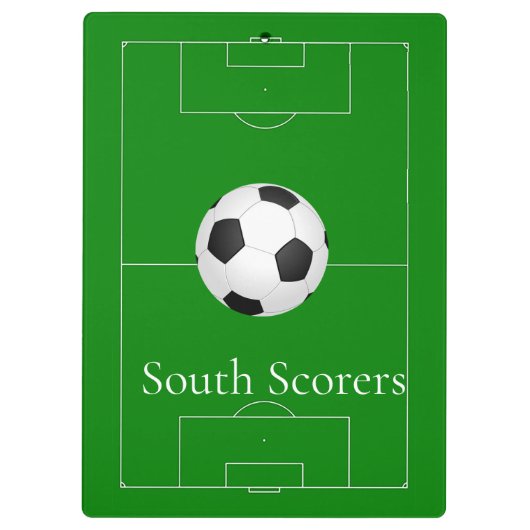 Voetbal Aangepast Klembord (Achterkant)