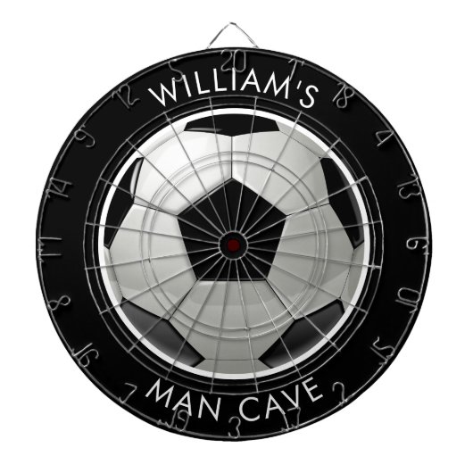 Voetbal Aangepast winkelwagentje Dartbord (Voorkant)