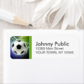 Voetbal Aangepaste Adresetiketten Etiket (Insitu)