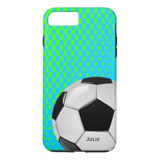Voetbal aangepaste iPhone 7 Plus hoesje (Achterkant)