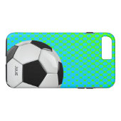 Voetbal aangepaste iPhone 7 Plus hoesje (Achterkant (Horizontaal))