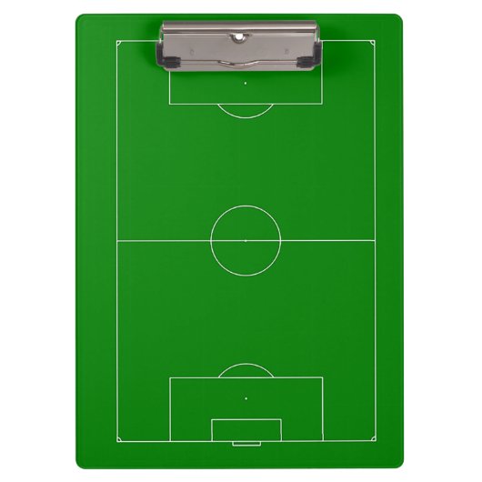 Voetbal aangepaste klembord (Voorkant)