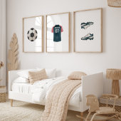 Voetbal aangepaste naam babyspeelgoed set van 3