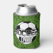 Voetbal Aangepaste naam en nummer Blikjeskoeler (Blikje Voorkant)