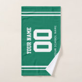 Voetbal aangepaste naam & nummer op trui, teamcade handdoek (Handdoek)