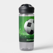 Voetbal Aangepaste naam Waterfles (Voorkant)