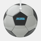 Voetbal aangepaste structuur Ornament (Voorkant)