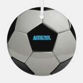 Voetbal aangepaste structuur Ornament (Achterkant)