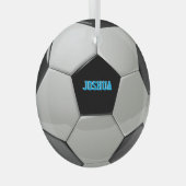 Voetbal aangepaste structuur Ornament (Voorkant Rechts)