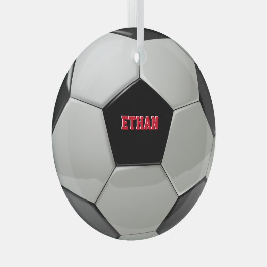 Voetbal aangepaste structuur Ornament (Voorkant Rechts)