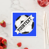 Voetbal Aangepaste Team Speler Naam Gepersonalisee Servet (Insitu)