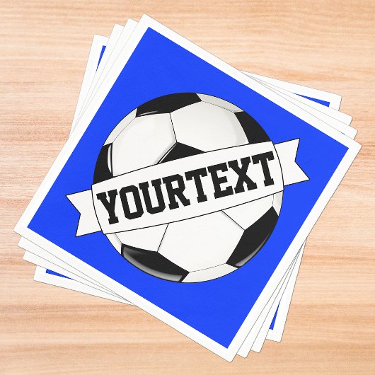 Voetbal Aangepaste Team Speler Naam Gepersonalisee Servet