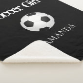 Voetbal - Aangepaste Voetbal - Drow Blanket Sherpa Deken (3/4)