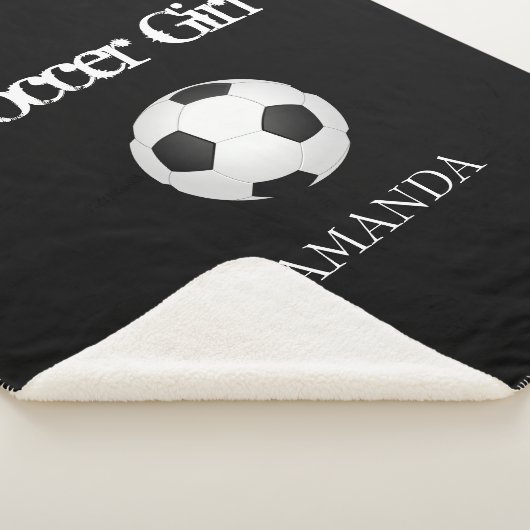 Voetbal - Aangepaste Voetbal - Drow Blanket Sherpa Deken (3/4)