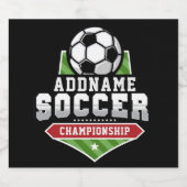 Voetbal aanpassen VOEG TEKST toe Varsity Team Play Bier Etiket (Enkel label)