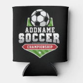 Voetbal aanpassen VOEG TEKST toe Varsity Team Play Blikjeskoeler (Voorkant)