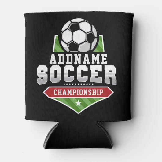 Voetbal aanpassen VOEG TEKST toe Varsity Team Play Blikjeskoeler (Voorkant)