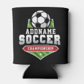 Voetbal aanpassen VOEG TEKST toe Varsity Team Play Blikjeskoeler (Achterkant)