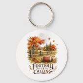 Voetbal aanroepen sleutelhanger (Voorkant)
