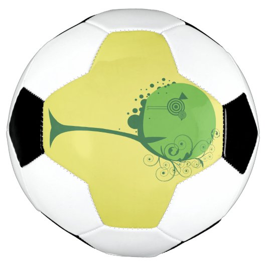 Voetbal abstracte bomen (Gedraaid)