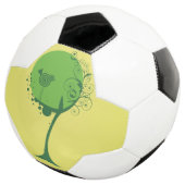 Voetbal abstracte bomen (Drie kwart)