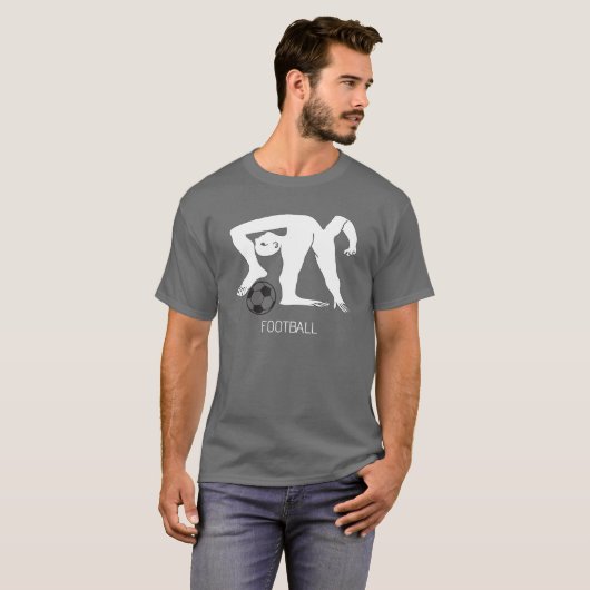 Voetbal Abstracte T-Shirt (Voorkant volledig)