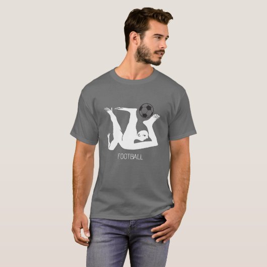 Voetbal Abstracte T-Shirt (Voorkant volledig)