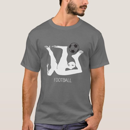 Voetbal Abstracte T-Shirt (Voorkant)