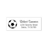 Voetbal Adres Rubberstempel (Afrduk)