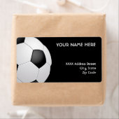 Voetbal Adresetiketten Etiket (Insitu)
