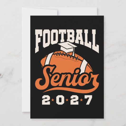 Voetbal Afgestudeerd 2027 Afstuderen Kaart (Voorkant)