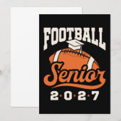 Voetbal Afgestudeerd 2027 Afstuderen Kaart (Voorkant / Achterkant)