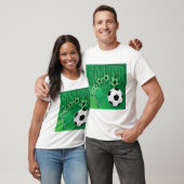 Voetbal Afrika Bold Green Voetbal T-shirt (Unisex)