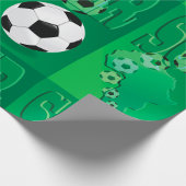 Voetbal Afrika Mooi Groen Voetbal Cadeaupapier