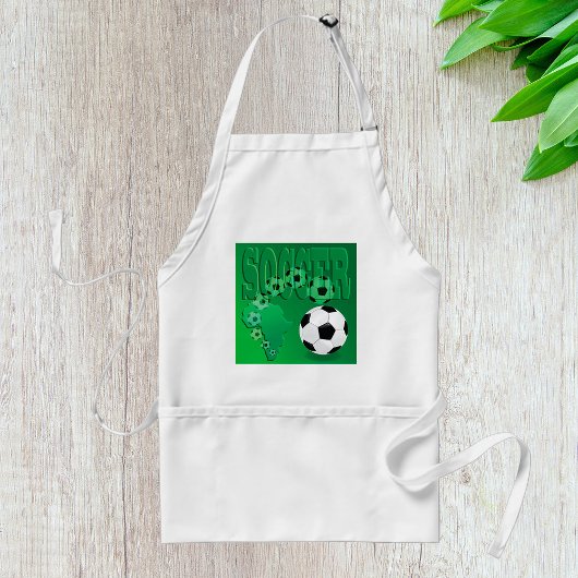 Voetbal Afrika Mooi Groen Voetbal Standaard Schort