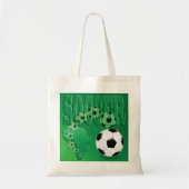 Voetbal Afrika Mooi Groen Voetbal Tote Bag (Voorkant)