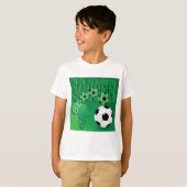 Voetbal Afrika Mooi Groen Voetbalshirt T-shirt (Voorkant volledig)