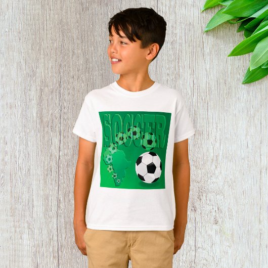 Voetbal Afrika Mooi Groen Voetbalshirt T-shirt