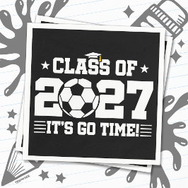 Voetbal Afstudeer Tijd Afstudeerklas 2027 Servet