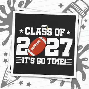 Voetbal Afstudeer Tijd Senior Klas van 2027 Servet