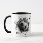 Voetbal Afstudeercadeau Mok (Links)