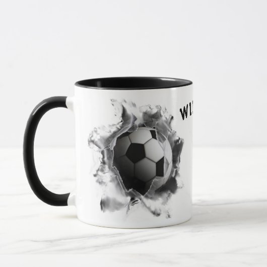 Voetbal Afstudeercadeau Mok (Links)