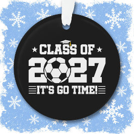 Voetbal Afstudeertijd Seniorklas 2027 Ornament