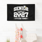 Voetbal Afstudeertijd Seniorklas 2027 Spandoek (Insitu)