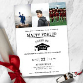 Voetbal Afstuderen Uitnodiging