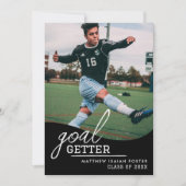 Voetbal Afstuderen Uitnodiging (Voorkant)