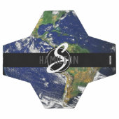 Voetbal American Flag Earth Monogram HAMbyWG (Enkel)