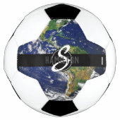 Voetbal American Flag Earth Monogram HAMbyWG (Voorkant)